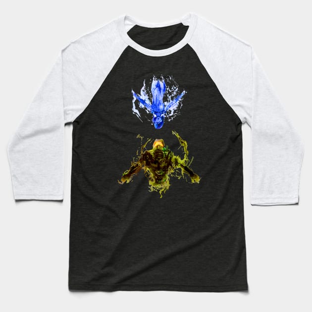 Master Chief x Cortana Baseball T-Shirt by Pixy Official